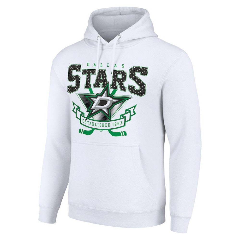 NHL Dallas Stars Starter Team Logo Graphic Fleece Tri-Blend Pullover Hoodie