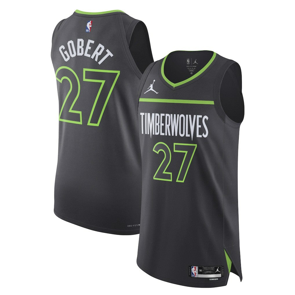 Rudy Gobert Minnesota Timberwolves Jordan Brand Authentic Jersey