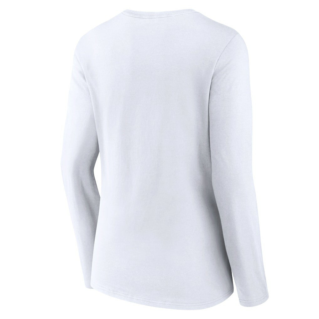 Women's Secondary Logo Victory Arch Long Sleeve V-Neck T-Shirt - Houston Texans T-shirts