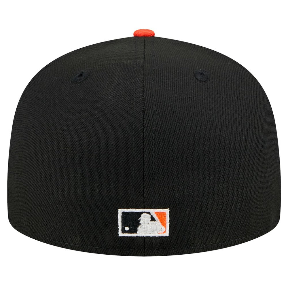 Black San Francisco Giants New Era Shadow Stitch 59FIFTY Fitted Hat