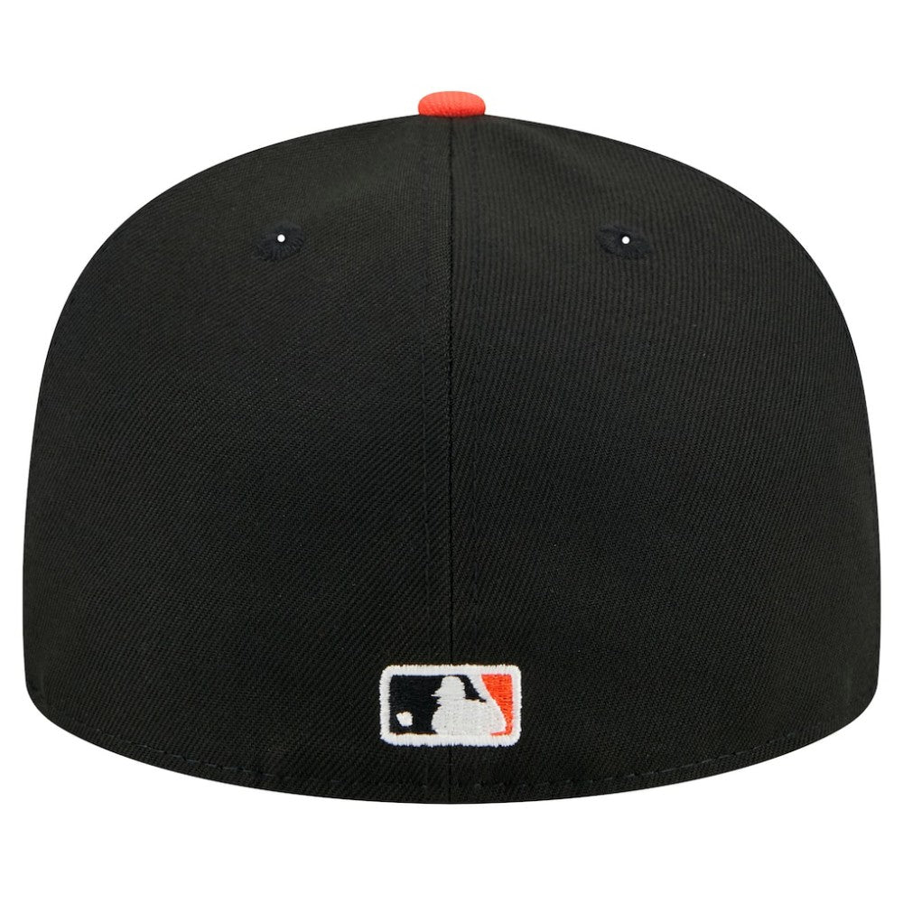 Black Detroit Tigers New Era Shadow Stitch 59FIFTY Fitted Hat