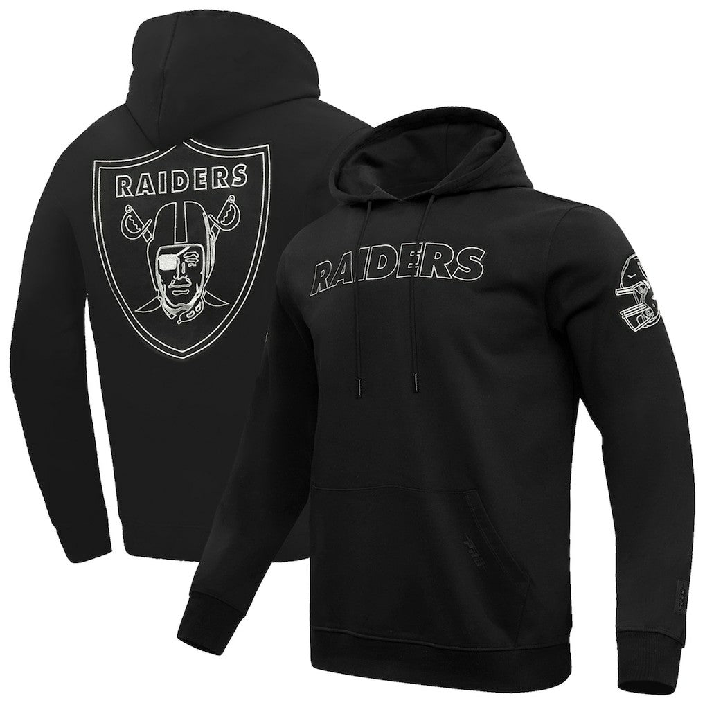 Pro Standard Classic Chenille Pullover Hoodie - Las Vegas Raiders Hoodies