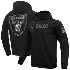 Pro Standard Classic Chenille Pullover Hoodie - Las Vegas Raiders Hoodies