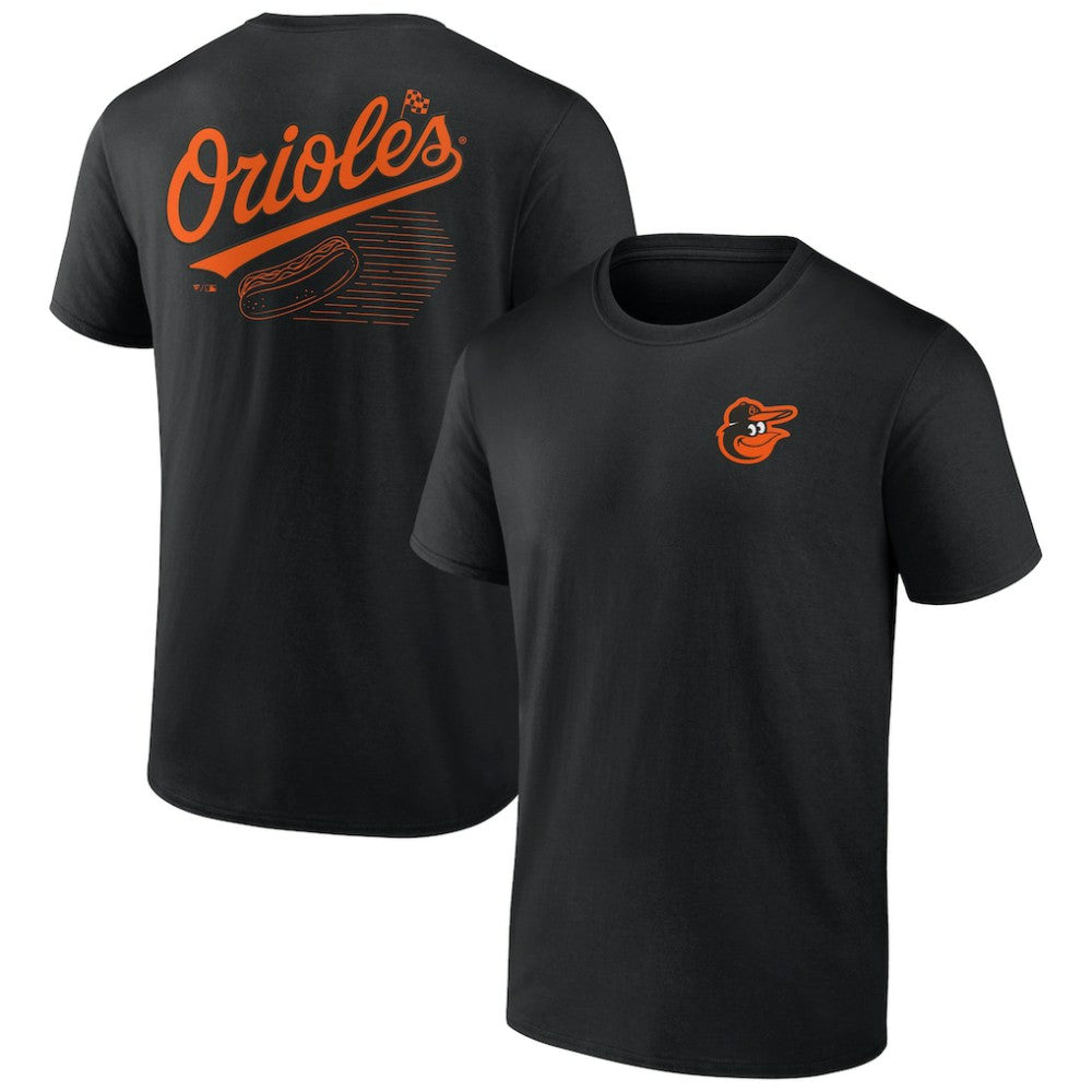 Black Baltimore Orioles Hot Dog Race T-Shirt