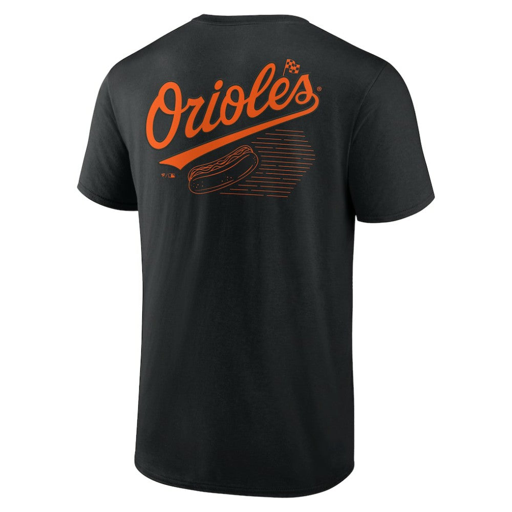 Black Baltimore Orioles Hot Dog Race T-Shirt
