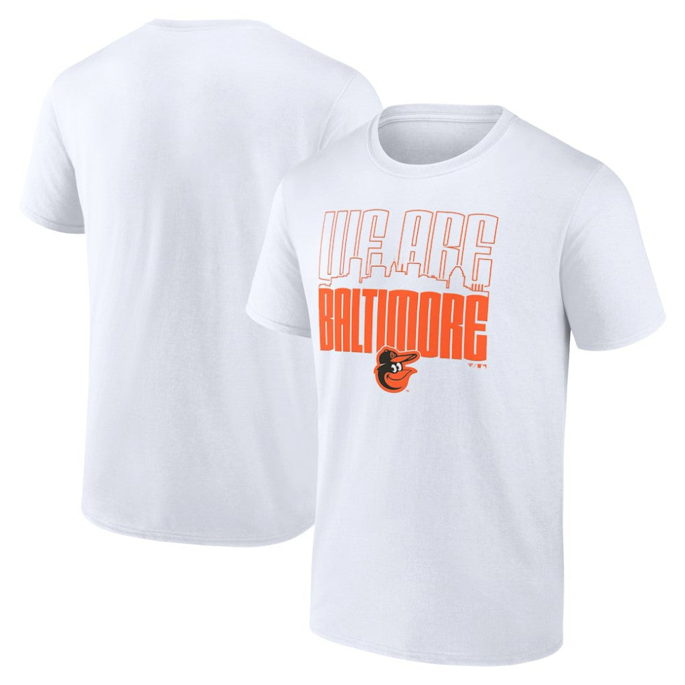 White Baltimore Orioles We Are Baltimore T-Shirt