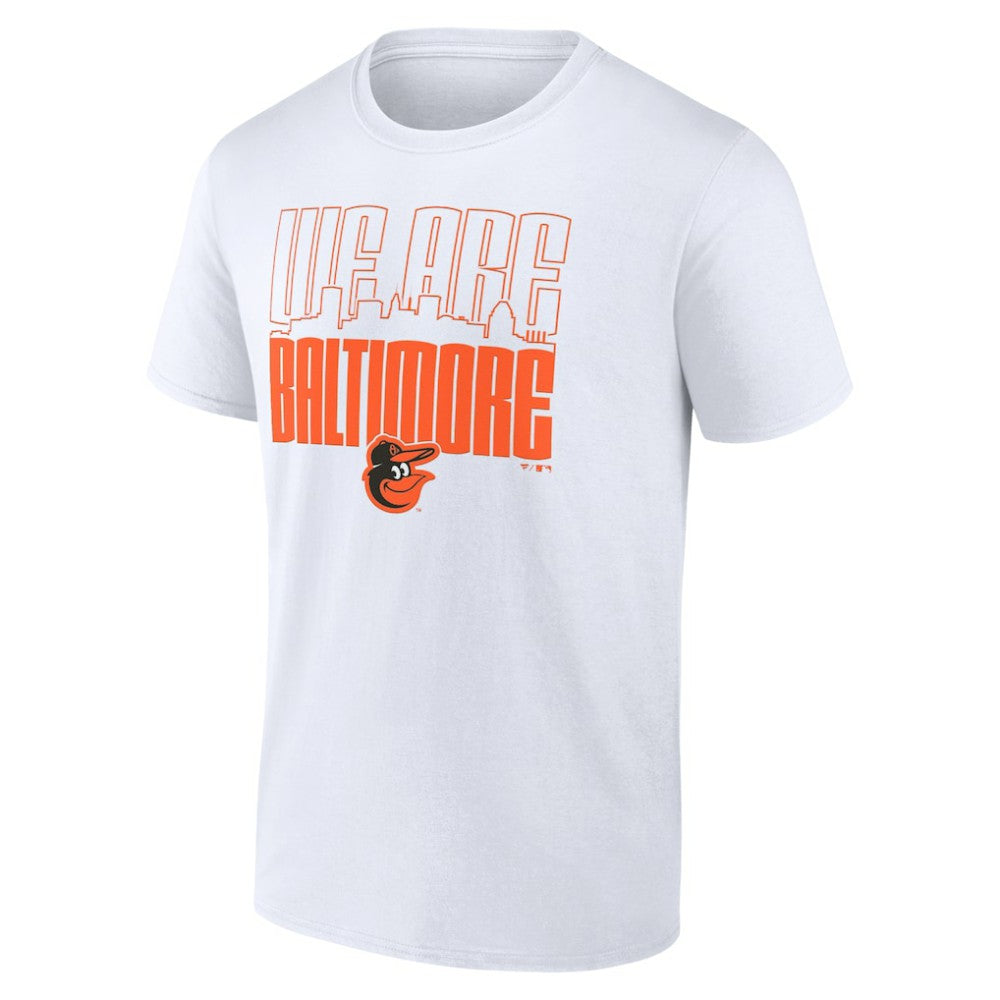 White Baltimore Orioles We Are Baltimore T-Shirt