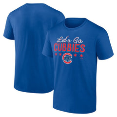 Royal Chicago Cubs Let's Go Cubbies T-Shirt