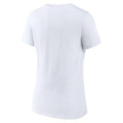 White Cincinnati Reds Women's Chili V-Neck T-Shirt