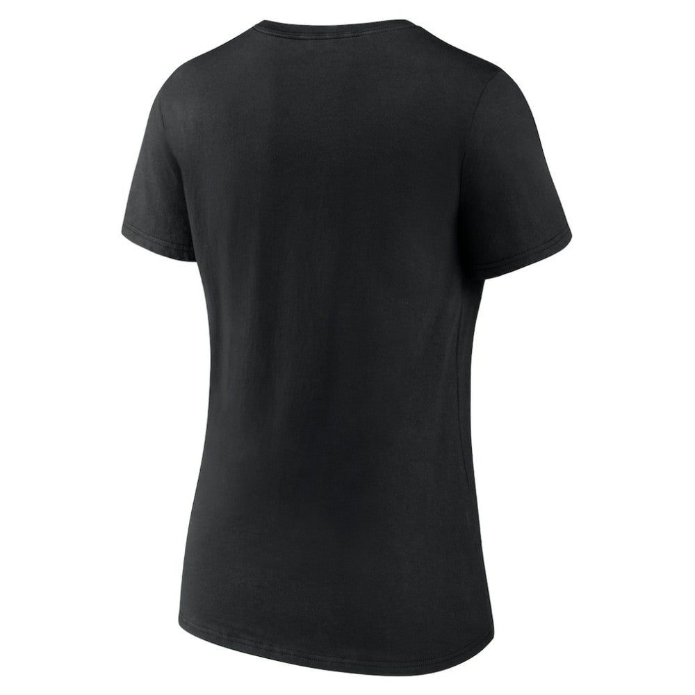 Black Colorado Rockies Women's Elevation V-Neck T-Shirt