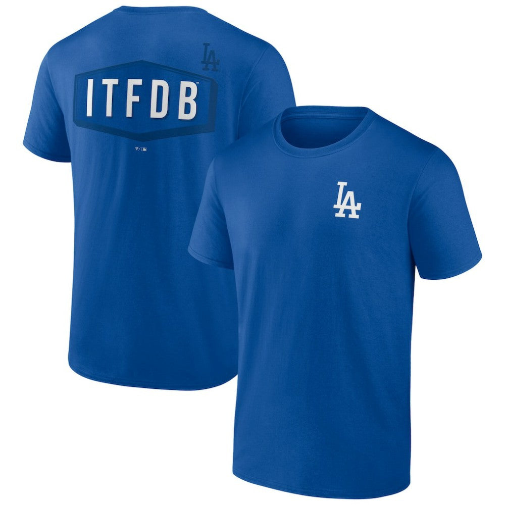 Royal Los Angeles Dodgers ITFDB T-Shirt