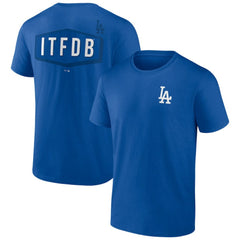 Royal Los Angeles Dodgers ITFDB T-Shirt