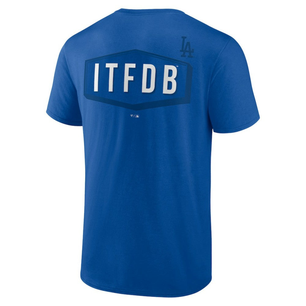 Royal Los Angeles Dodgers ITFDB T-Shirt