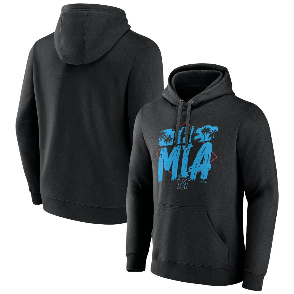 Black Miami Marlins The MIA Pullover Hoodie