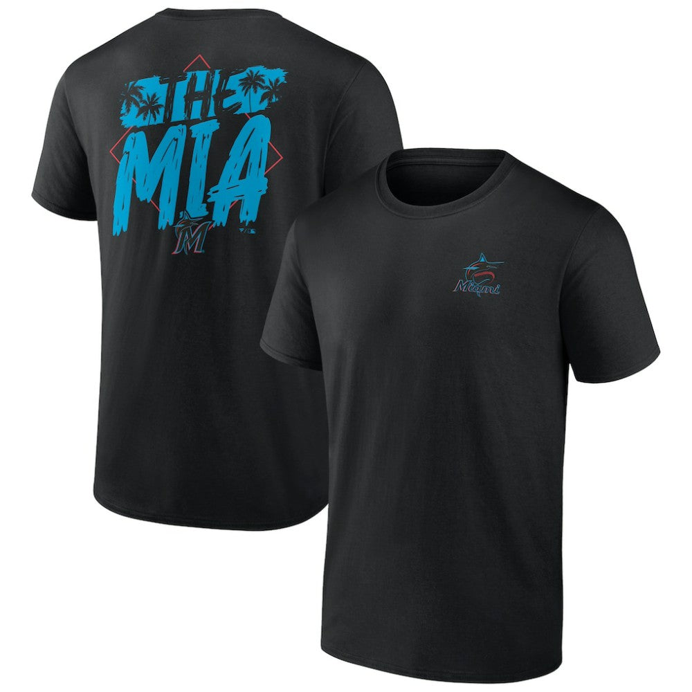 Black Miami Marlins The MIA T-Shirt