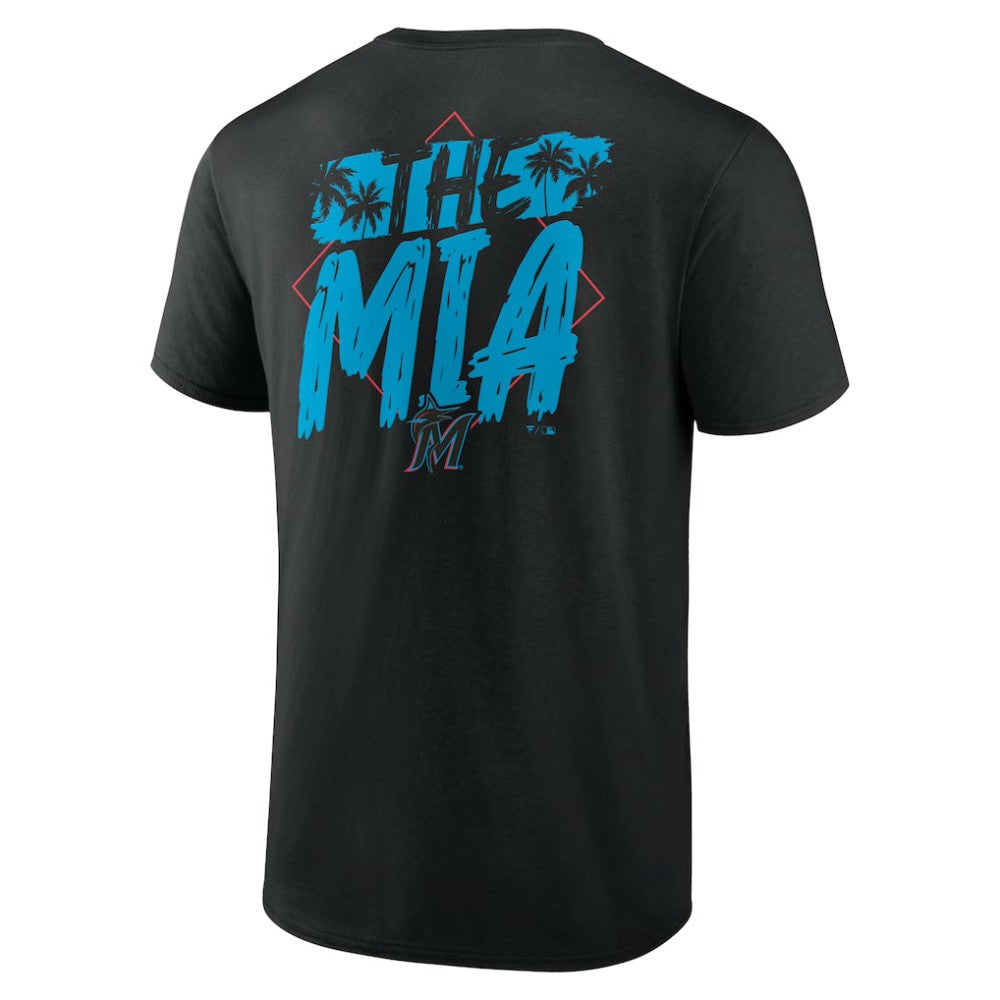 Black Miami Marlins The MIA T-Shirt