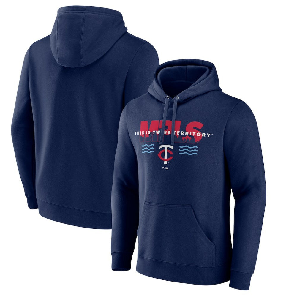 Navy Minnesota Twins Territory Pullover Hoodie