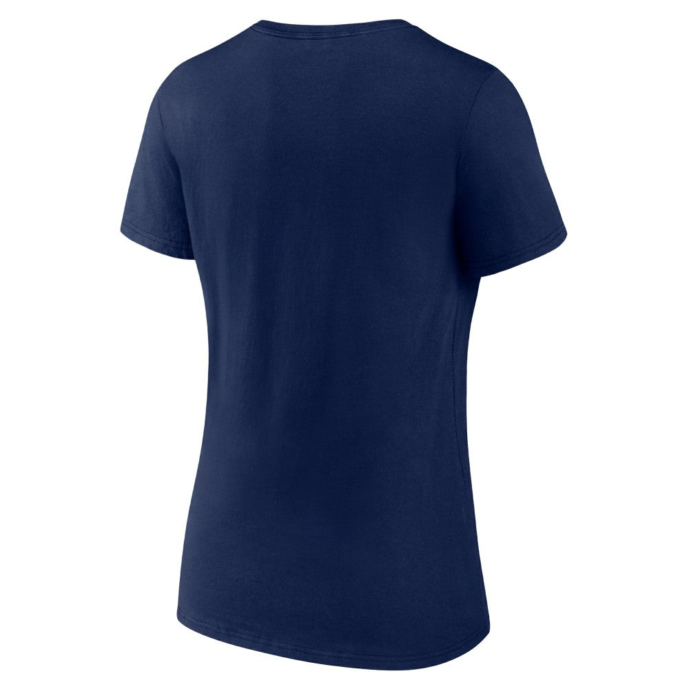 Navy Minnesota Twins Women's Territory V-Neck T-Shirt