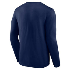 Navy Seattle Mariners Mountains Long Sleeve T-Shirt