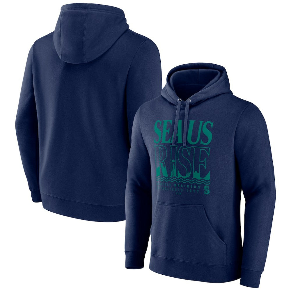 Navy Seattle Mariners Sea Us Rise Pullover Hoodie
