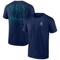 Navy Seattle Mariners Sea Us Rise T-Shirt