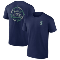 Navy Seattle Mariners Compass T-Shirt