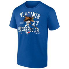 Royal Vladimir Guerrero Jr. Toronto Blue Jays Caricature T-Shirt