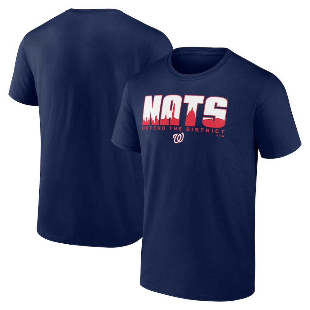 Navy Washington Nationals Defend the District T-Shirt