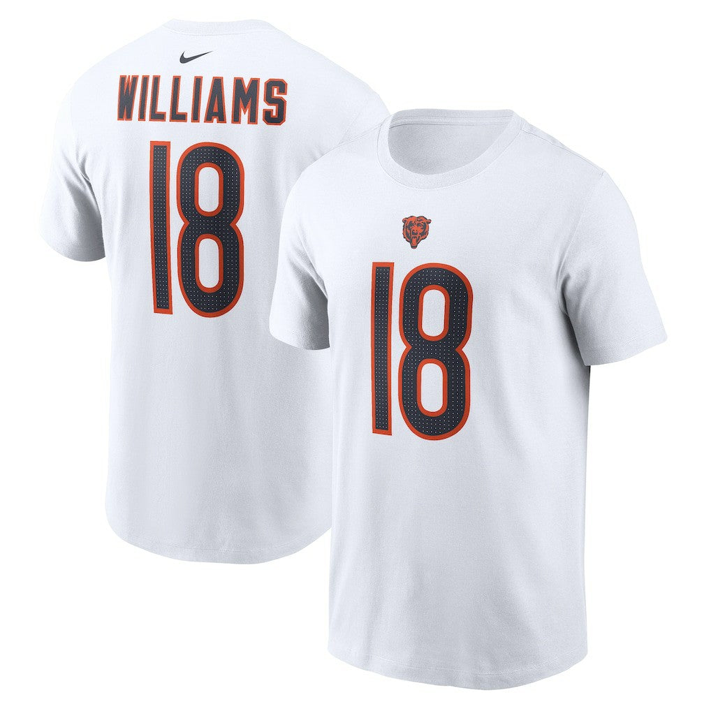Caleb Williams  Name & Number T-Shirt - Chicago Bears T-shirts