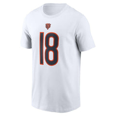 Caleb Williams  Name & Number T-Shirt - Chicago Bears T-shirts