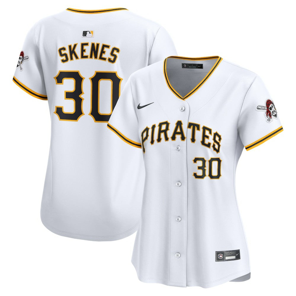 White Paul Skenes Pittsburgh Pirates Nike Women's Home Limited Player Jersey