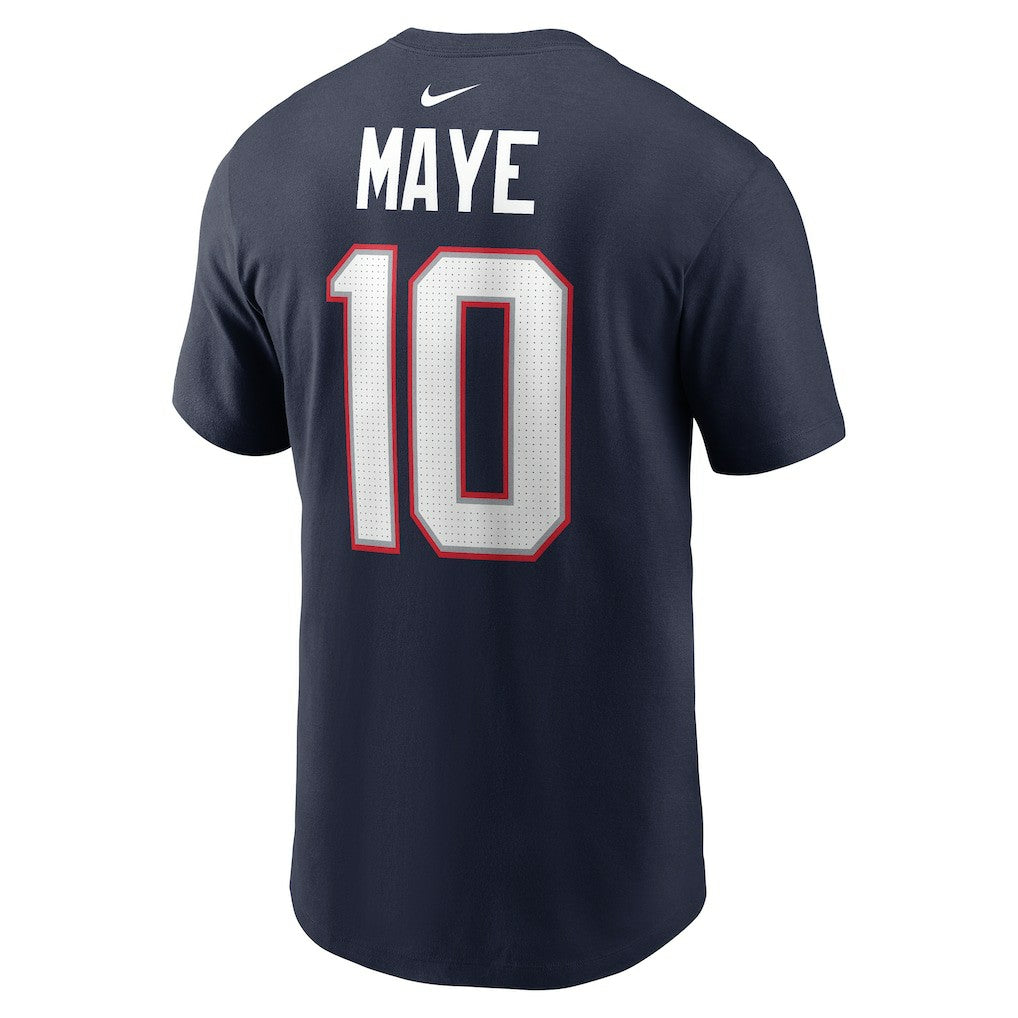 Drake Maye  Youth Fuse Name & Number T-Shirt - New England Patriots T-shirts