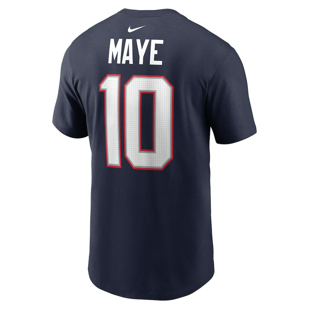 Drake Maye  Youth Fuse Name & Number T-Shirt - New England Patriots T-shirts