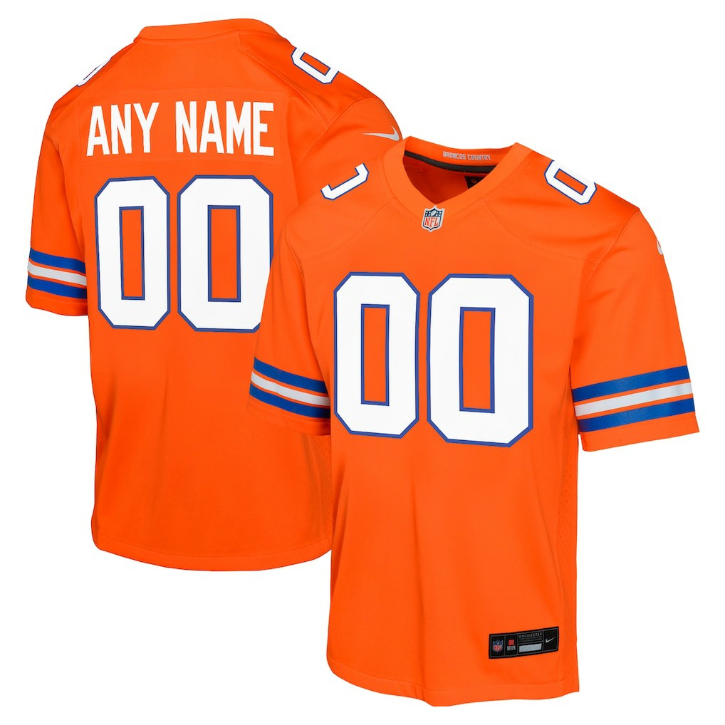 Youth Mile High Collection 1977 Throwback Custom Game Jersey - Denver Broncos Jerseys