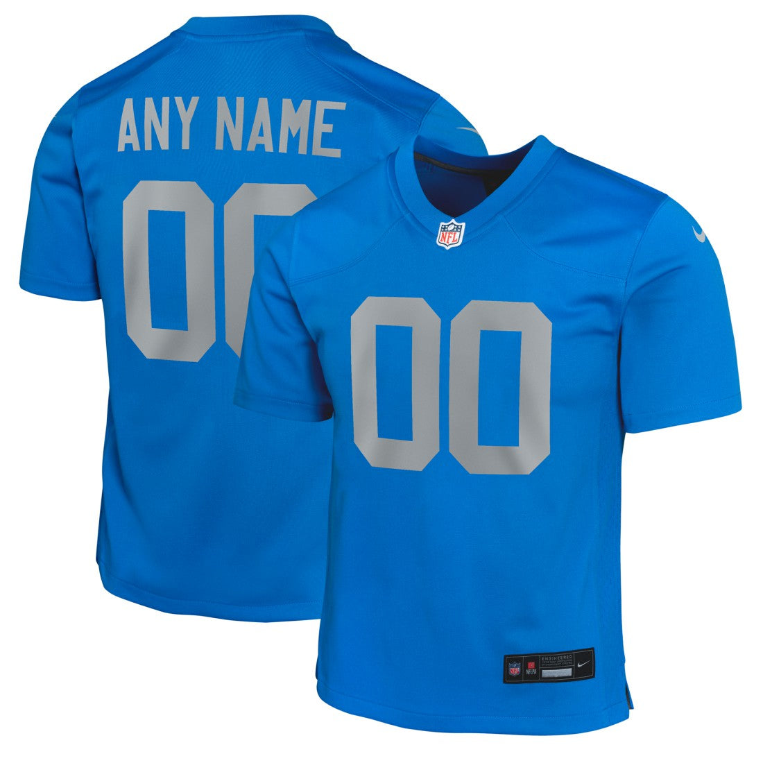 Youth Alternate Custom Game Jersey - Detroit Lions Jerseys