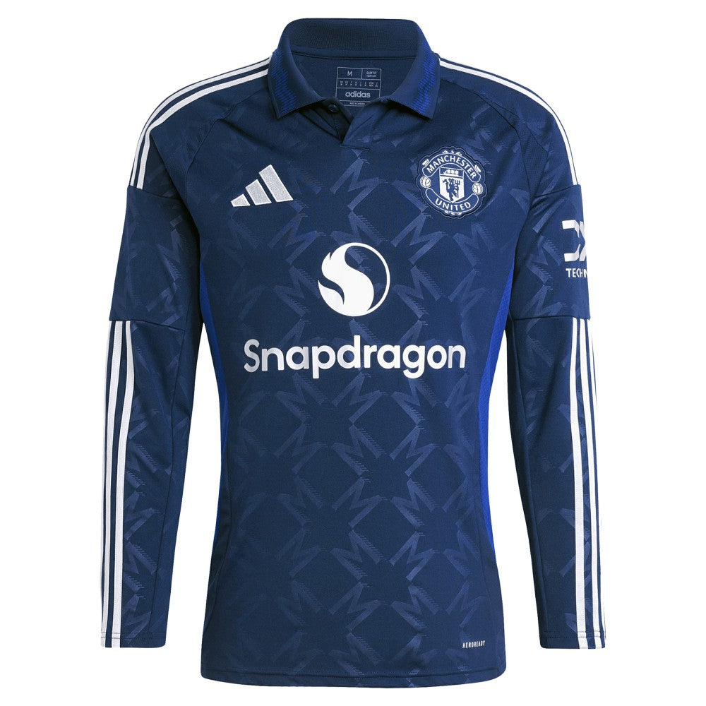 Manchester United 2024/25 Away Replica Long Sleeve Custom Jersey