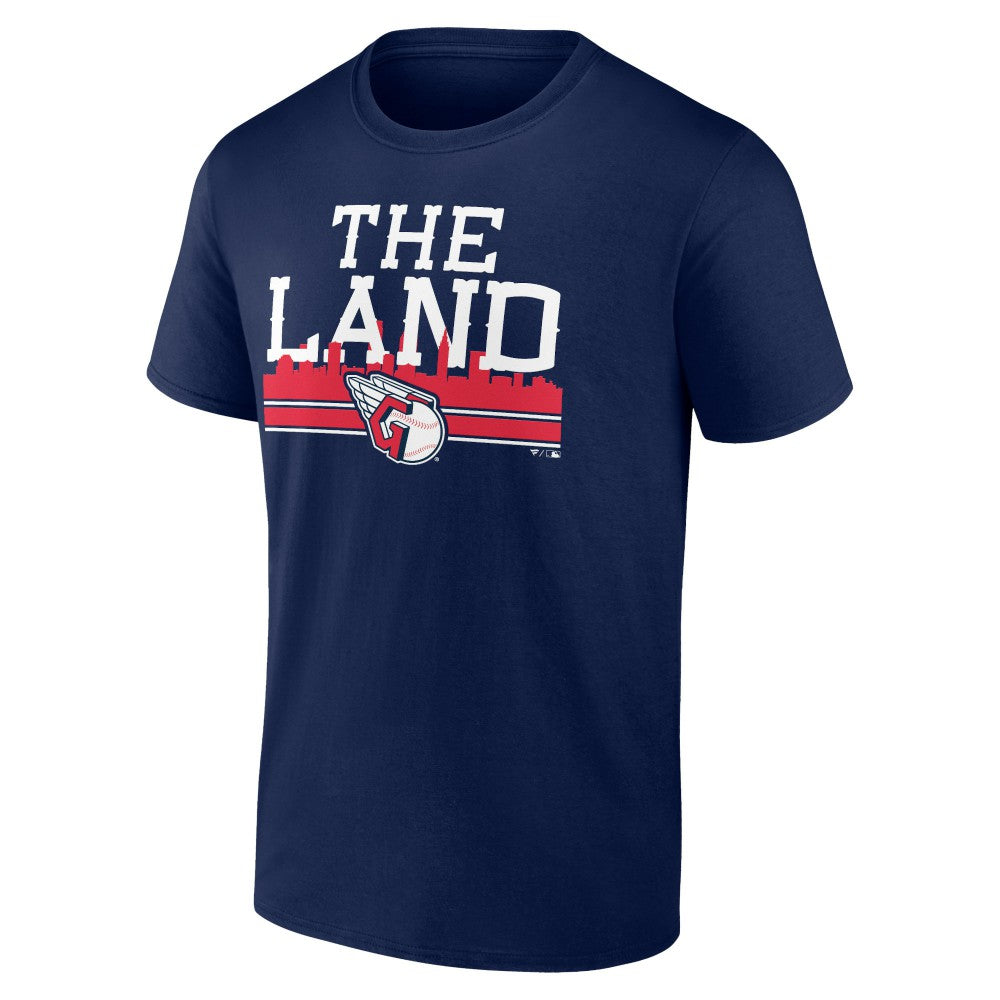 Navy Cleveland Guardians The Land T-Shirt