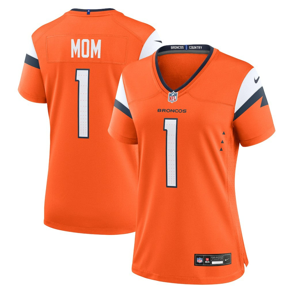 Women's #1 Mom Game Jersey - Denver Broncos Jerseys