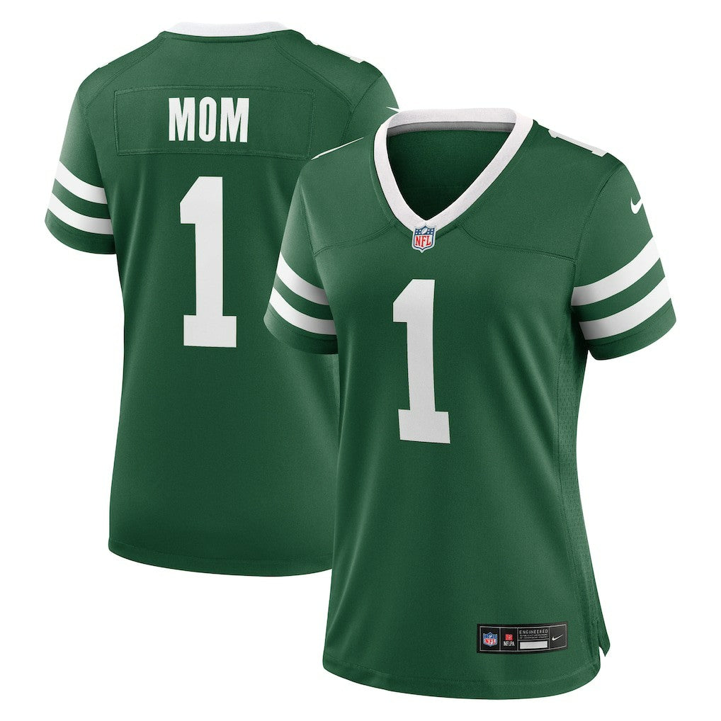 Women's #1 Mom Game Jersey - New York Jets Jerseys