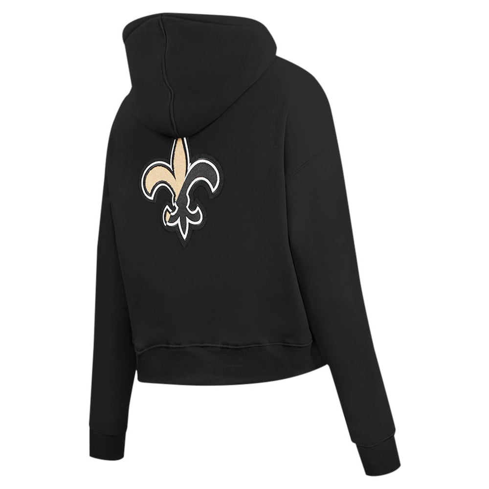 Pro Standard Women's Split Logo Full-Zip Hoodie - New Orleans Saints Hoodies