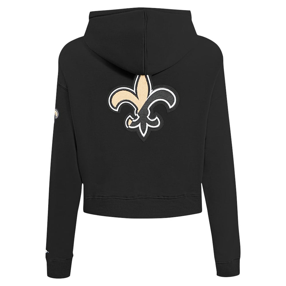 Pro Standard Women's Split Logo Full-Zip Hoodie - New Orleans Saints Hoodies