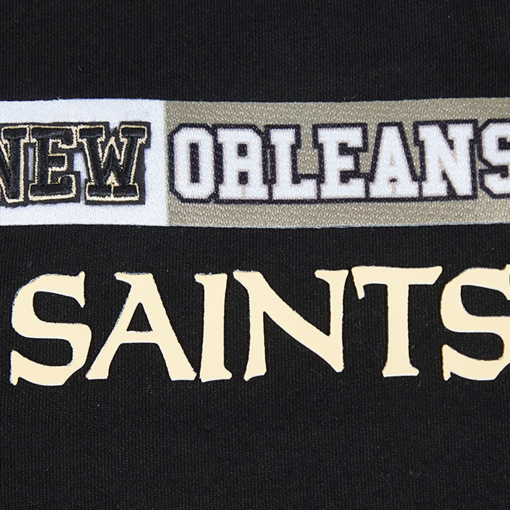 Pro Standard Women's Split Logo Full-Zip Hoodie - New Orleans Saints Hoodies