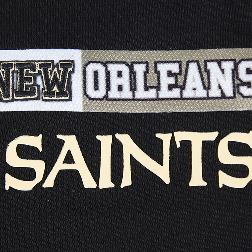 Pro Standard Women's Split Logo Full-Zip Hoodie - New Orleans Saints Hoodies