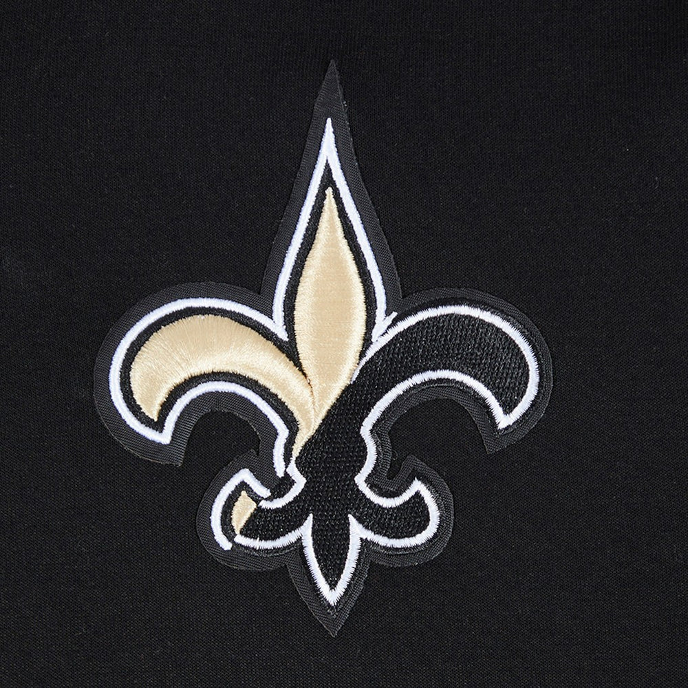 Pro Standard Women's Split Logo Full-Zip Hoodie - New Orleans Saints Hoodies