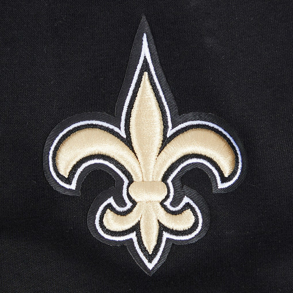 Pro Standard Women's Split Logo Full-Zip Hoodie - New Orleans Saints Hoodies