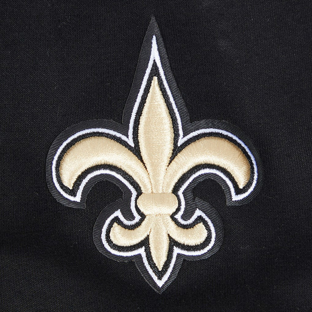 Pro Standard Women's Split Logo Full-Zip Hoodie - New Orleans Saints Hoodies