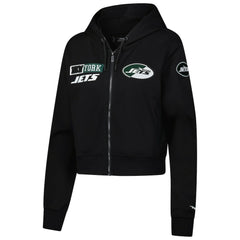 Pro Standard Women's Split Logo Full-Zip Hoodie - New York Jets Hoodies