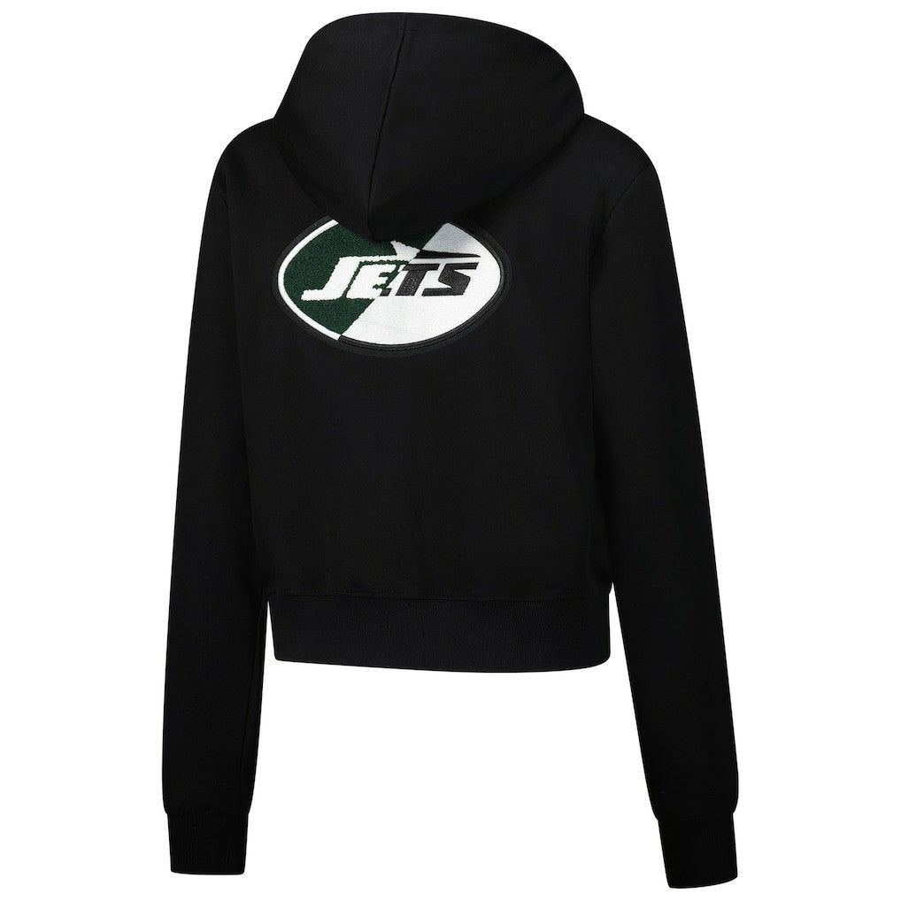 Pro Standard Women's Split Logo Full-Zip Hoodie - New York Jets Hoodies