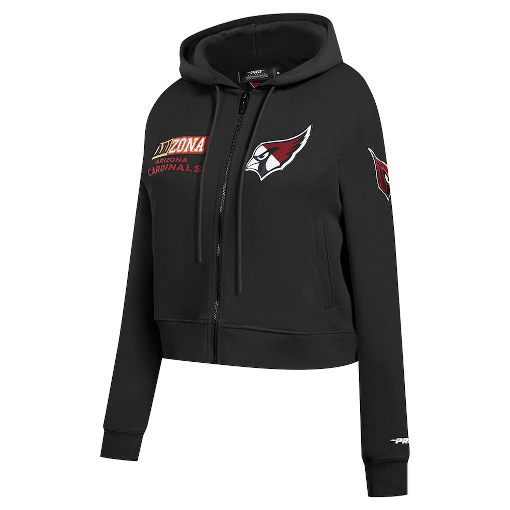 Pro Standard Women's Split Logo Full-Zip Hoodie - Arizona Cardinals Hoodies