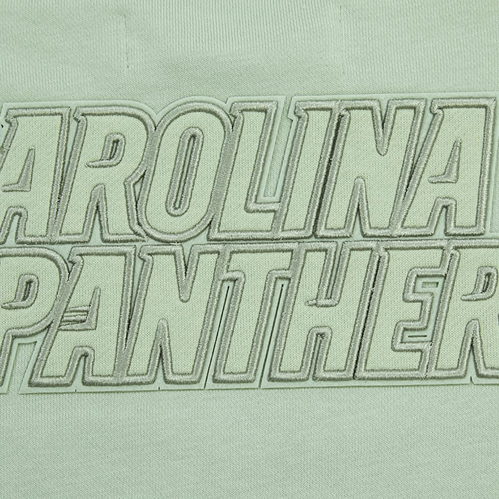 Pro Standard Women's Oversized Cropped Neutral Pullover Sweatshirt - Carolina Panthers Pullover
